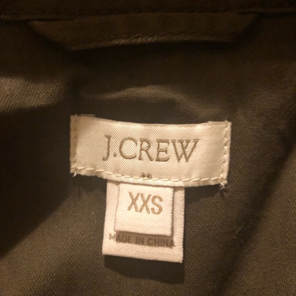 J Crew XXS Olive Green Lightweight Jacket - Picture 2 of 7